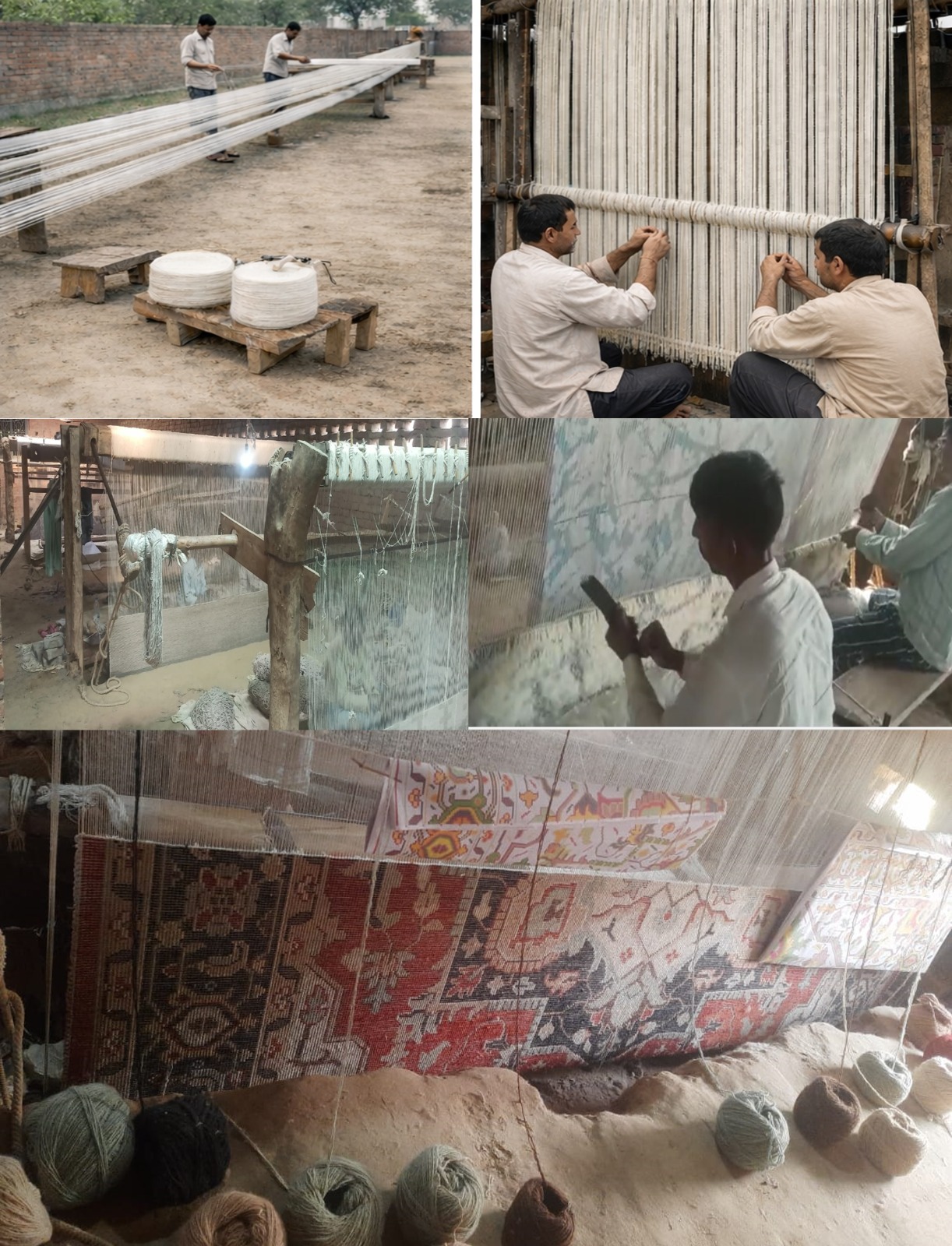 Hand-Knotted Technique